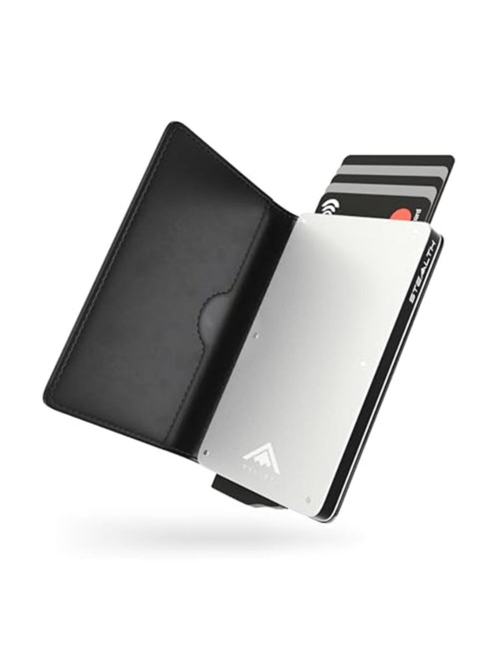 Stealth Wallet RFID Card Holder Wallet - Smart Minimalist Pop Up Wallets with